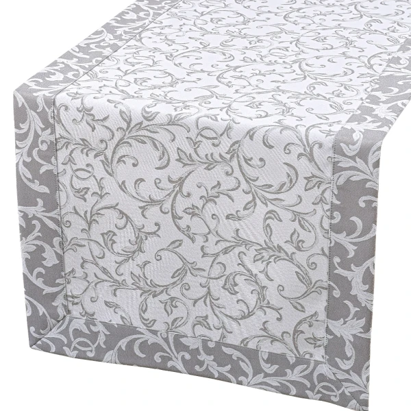 Bieżnik plamoodporny Ares szary O5 bikolor