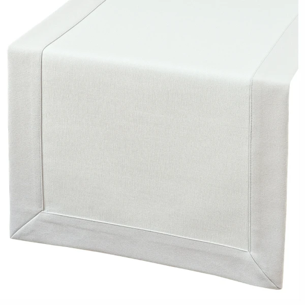 Bieżnik plamoodporny Maxima jasnoszary (1599) z mankietem O