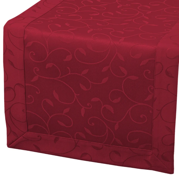 Bieżnik plamoodporny Dafne bordowy (2043) O5