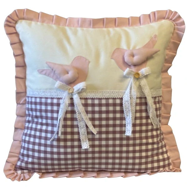 Poszewka Różowe Ptaszki